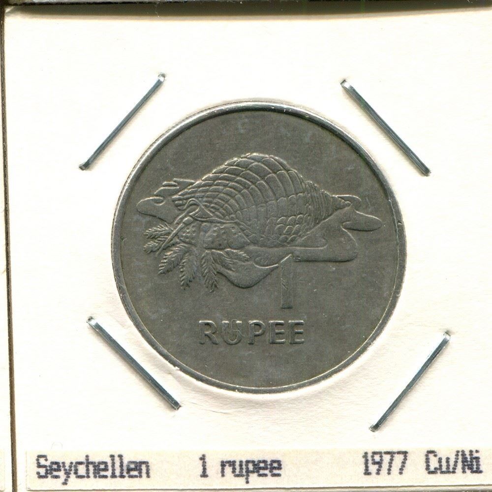 1 Ruppe 1977 Seychelles Islands Coin #as382.u