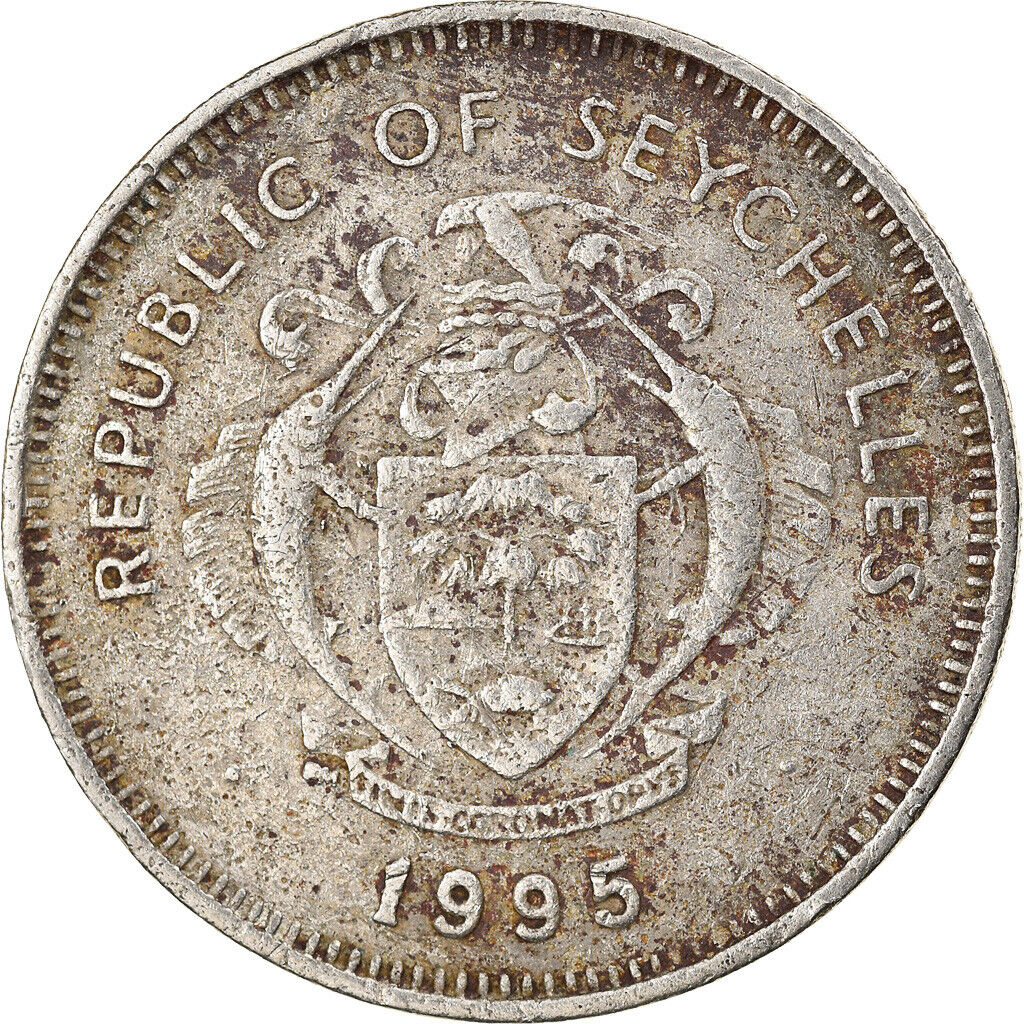 [#822839] Coin, Seychelles, Rupee, 1995, Vf, Copper-nickel, Km:50.2