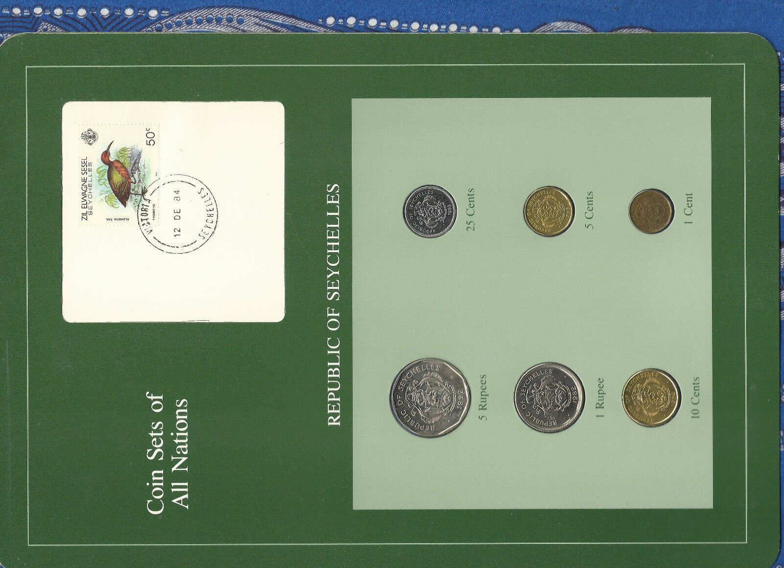Coin Sets Of All Nations Seychelles 1982-1995 Unc W/card Rare Coin Date For Set