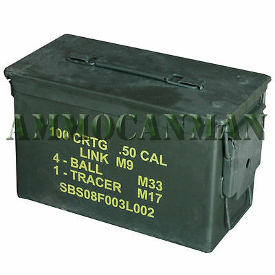 50 Cal. Ammo Can, Surplus Stenciled