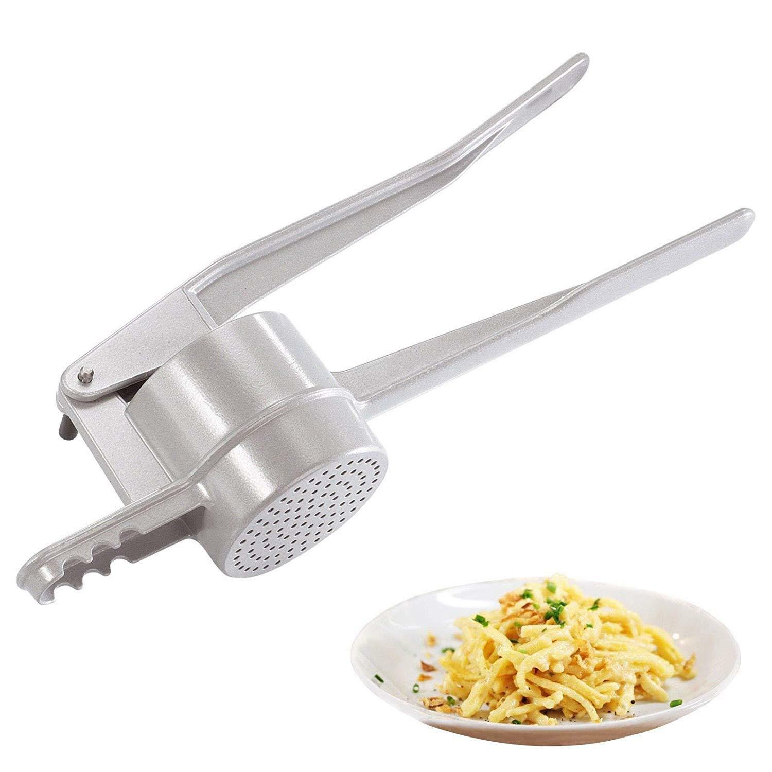 Westmark German Spaetzle Classic Round Spaghetti Noodle Maker, Silver