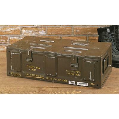 81mm Brown Ammo Can U.s. Military Surplus Issue Storage Organizer Collectible