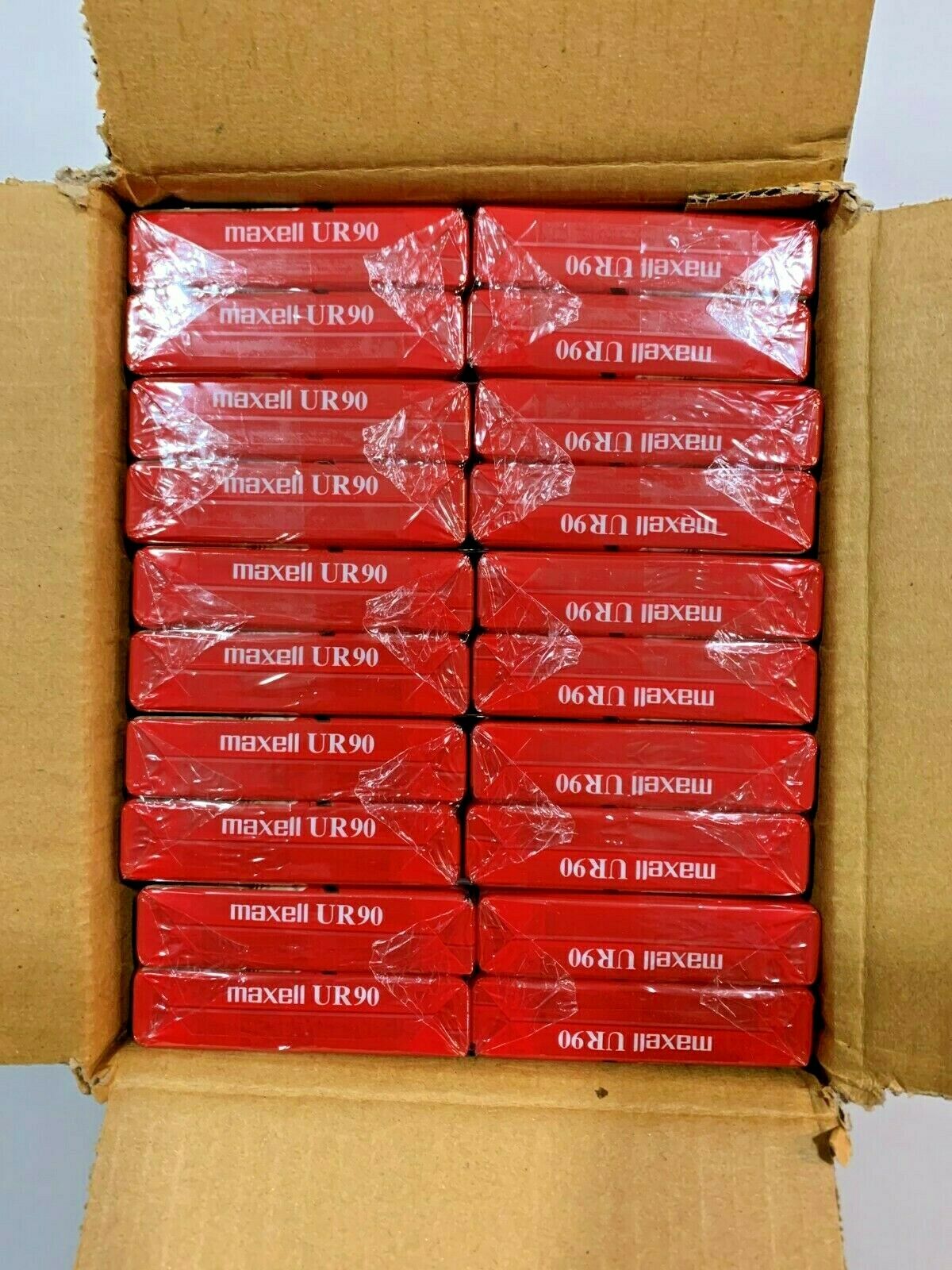 Maxell Ur-90 Blank Audio Cassettes (10 Pack) 90 Min Normal Bias - Factory Sealed