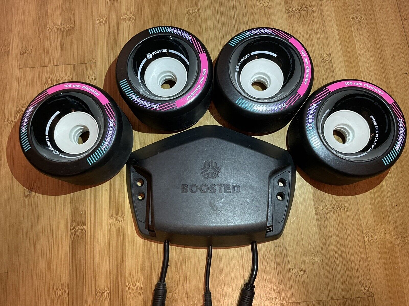 New Esc & 105’s Stealth Boosted Board Speed N Comfort Upgrade Wheels 24mph!!!!