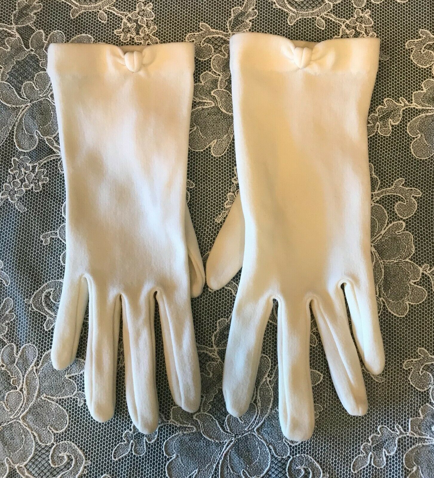 Women's Vintage Cream Max Mayer's Gloves One Size Spain
