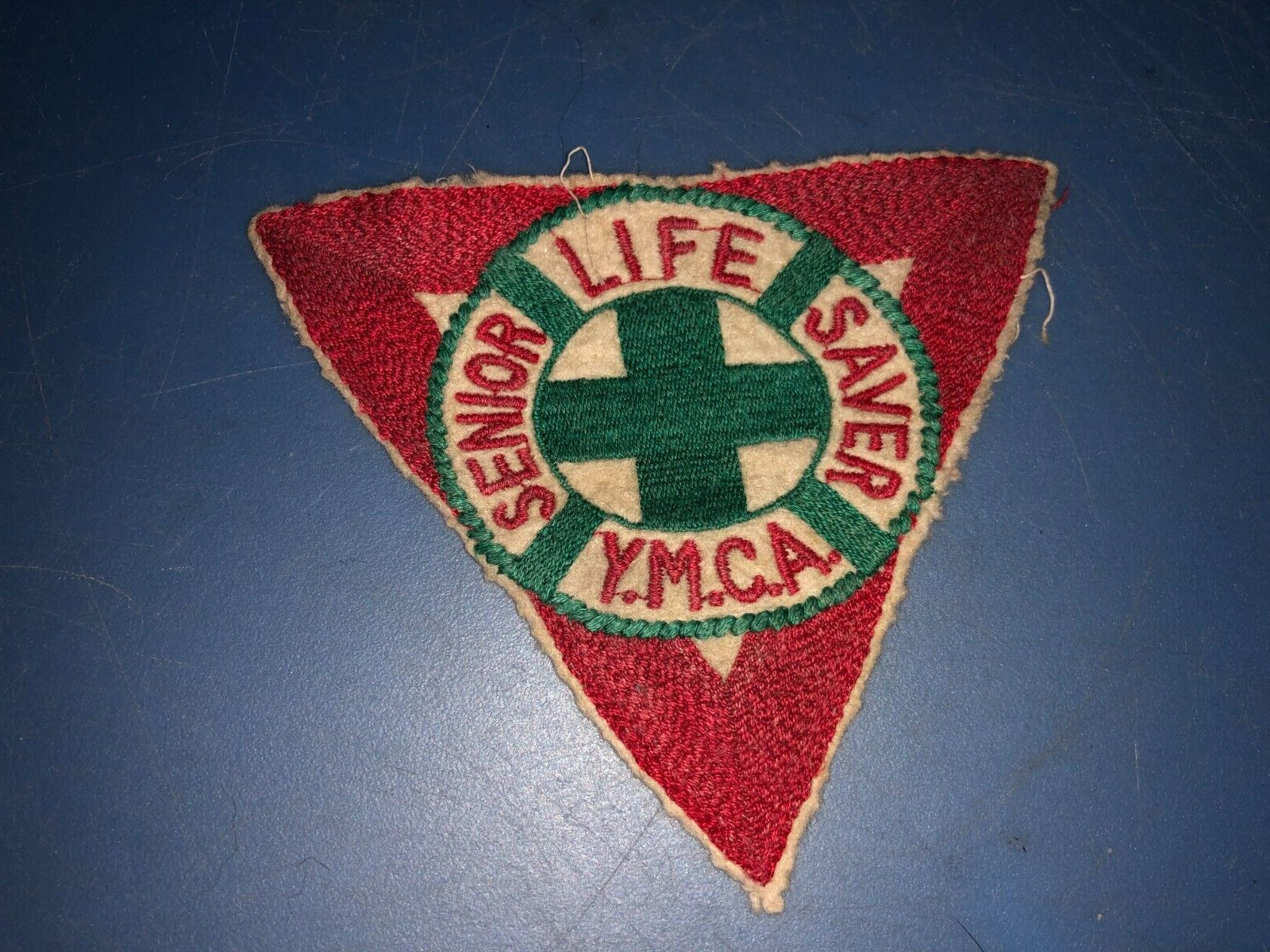 Vintage Ymca Senior Life Saver Lifeguard Patch