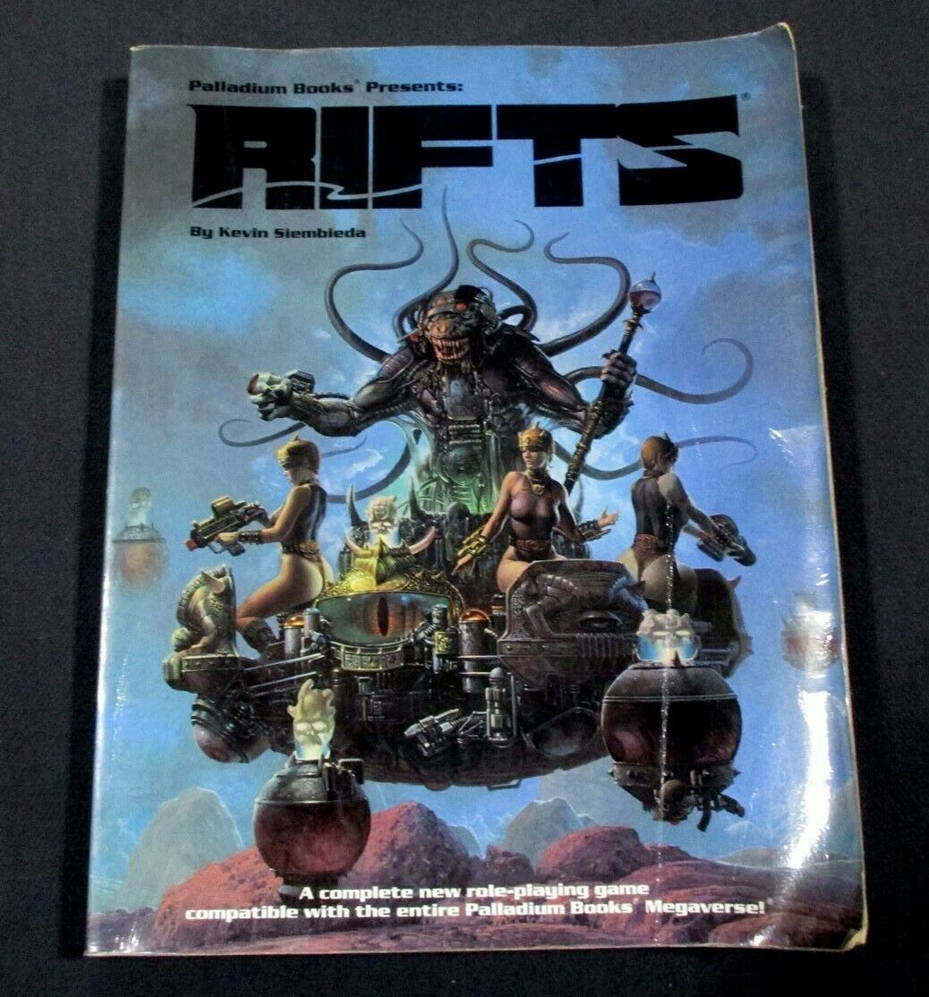 Oej ~ Rifts Rpg ~ 1st Edition Core Rulebook 4th Printing~ Softcover