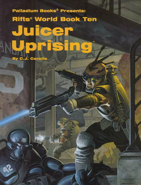 Rifts Rpg: World Book Ten - Juicer Uprising Plb820 $20.95 Value