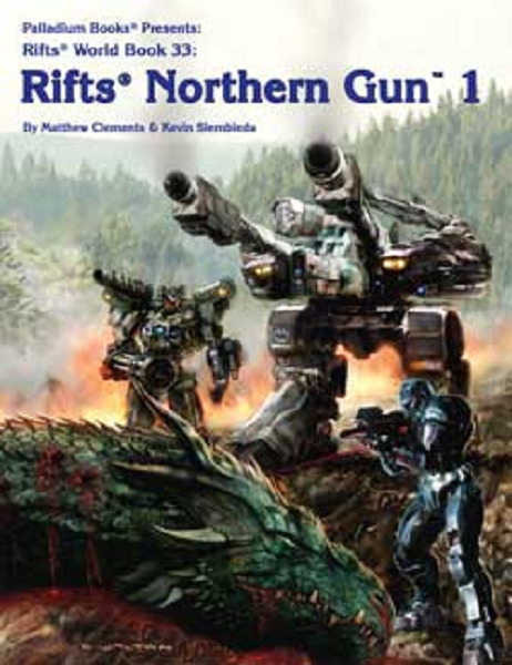 Rifts Rpg: World Book 33 - Northern Gun 1 Plb887 $26.99 Value