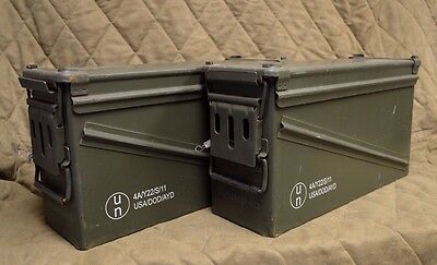 2 Pack Military 40mm, Ba30, Pa120 Ammo Can Very Good Condition * Free Shipping*